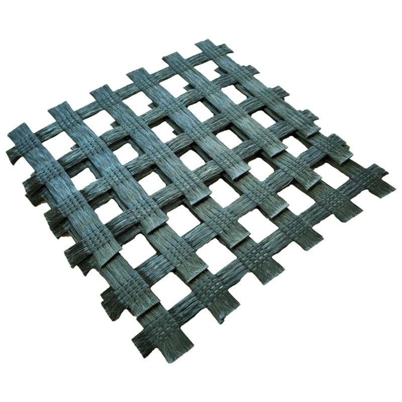 Reinforcement Retaining Wall Used Pet Geogrid Warp Knitting Polyester Geogrid