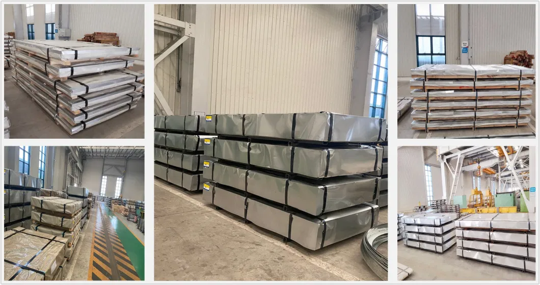 ASTM Dx51d Z275 Galvanized/Galvanised Steel Sheet/Plate Zinc Iron Roofing Sheet Dx53D Z150 24 Gauge 4X8 Metal Roof Sheet