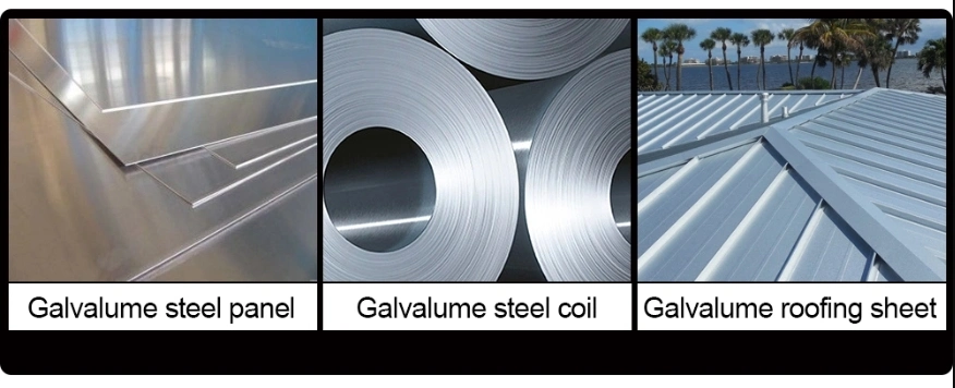 Dx52D/Dx53D Az50/Az80 Aluminum Galvanized Anti-Finger Galvalume Steel Sheet in Coils