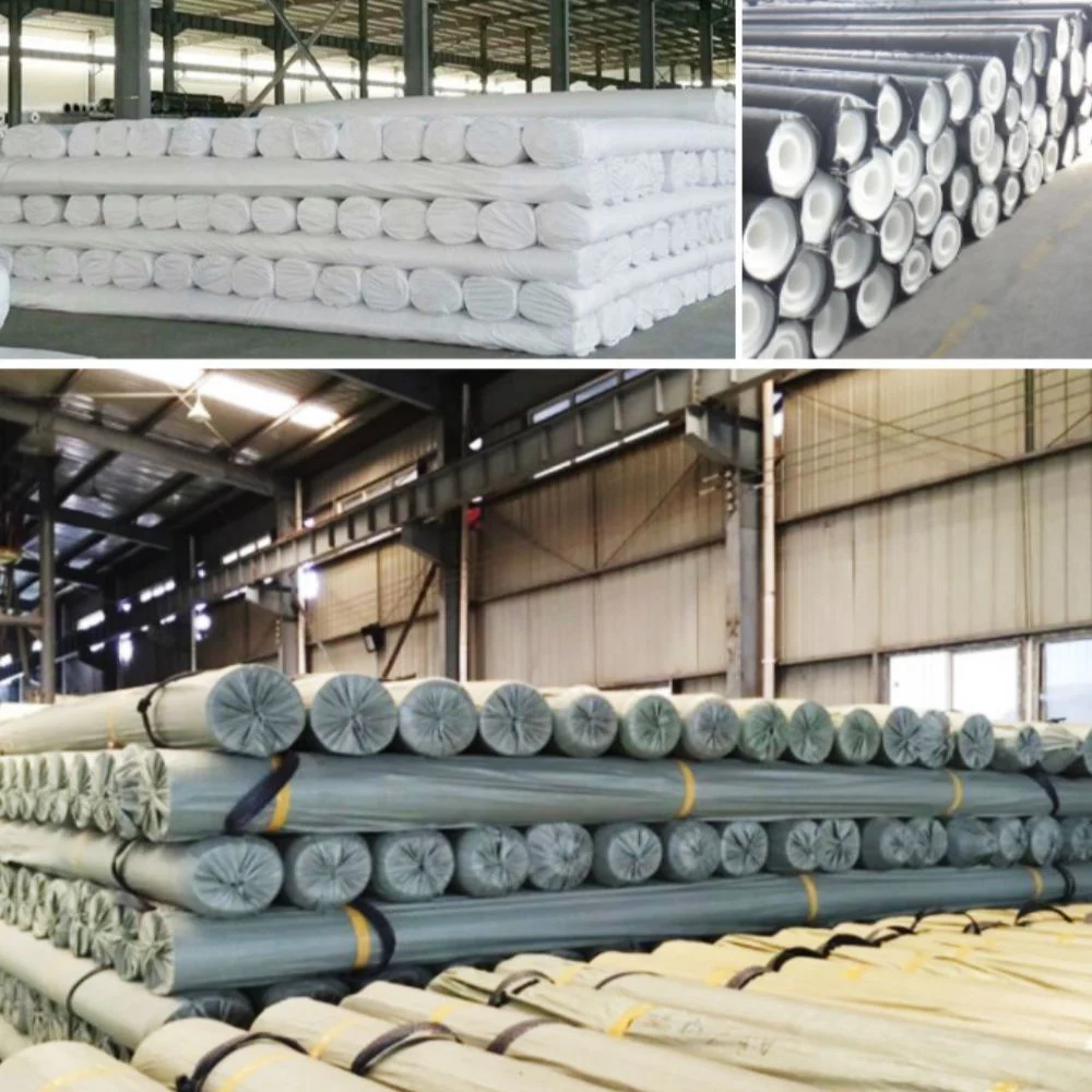 Pet Short Fiber Needle Punched Nonwoven Geotextile for Filtration Reinforcement Drainage Separation