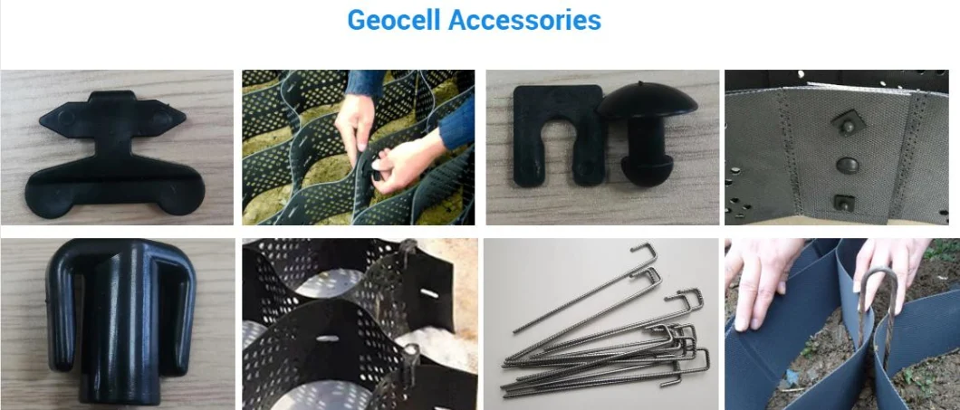 100-445 HDPE Textured ASTM Geocell Plastic Erosion Control Virgin Material Geocell