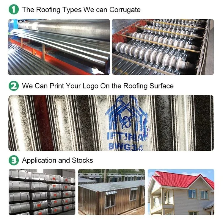 DC01 SGCC Factory 800mm 900mm Galvalume Steel Hot Dipped Corrugated Aluzinc Roofing Sheet