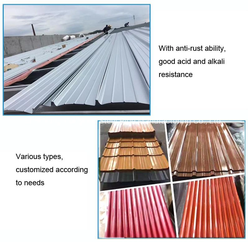 DC01 Building Material Color Coated Metal Corrugated 26 Iron Galvanzied Roofing Sheet