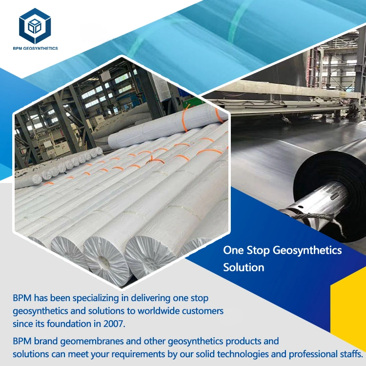 Permeable Geotextile Membrane White Pond Liner Canal Lining Geosynthetic Geomembrane