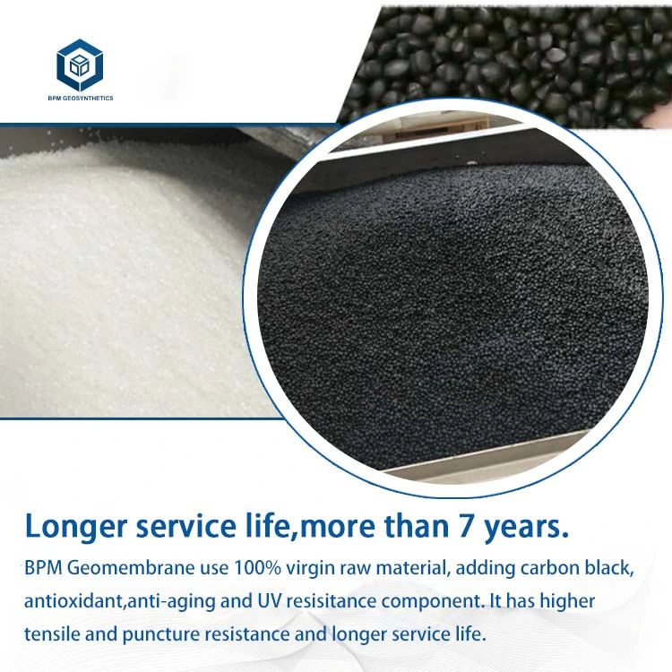 Permeable Geotextile Membrane White Pond Liner Canal Lining Geosynthetic Geomembrane