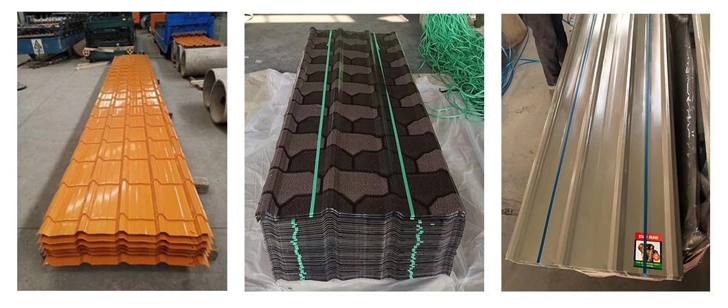 Prepainted Color Coated Corrugated Galvanised Metal Roofing Sheet