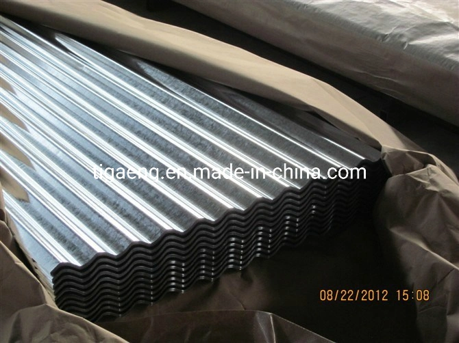 8FT Regular Spangle Corrugated Galvanized Metal Roofing for Residential House