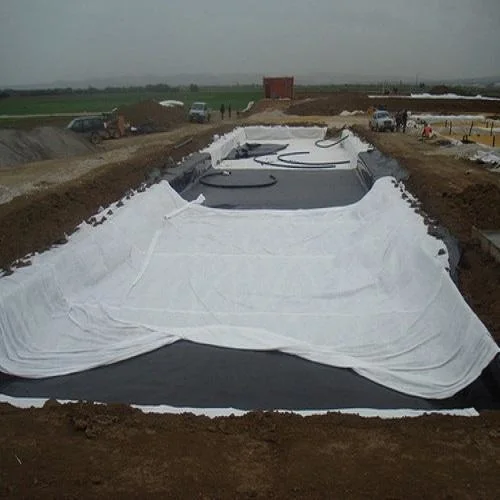 Polyester/Polypropylene Continuous Filament Nonwoven Geotextile for Road Construction