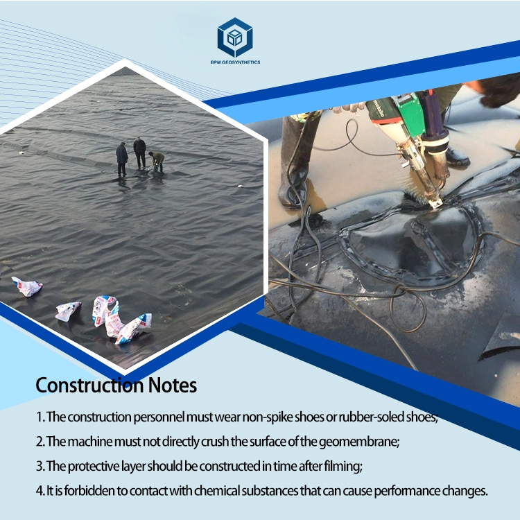 Permeable Geotextile Membrane White Pond Liner Canal Lining Geosynthetic Geomembrane