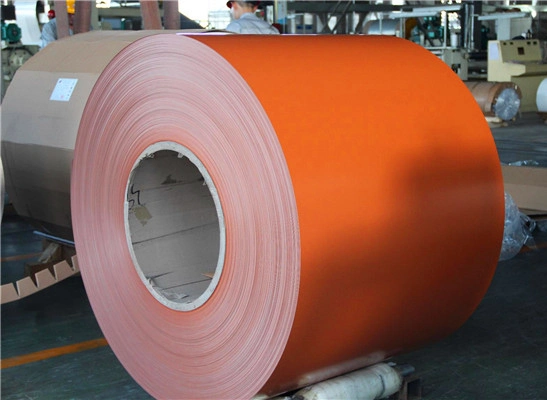 China Supplier Aluminium Alloy 1100/3003/3004/3005/3105/5005/5052 PVDF PE Color Coated Prepainted Aluminum Coil