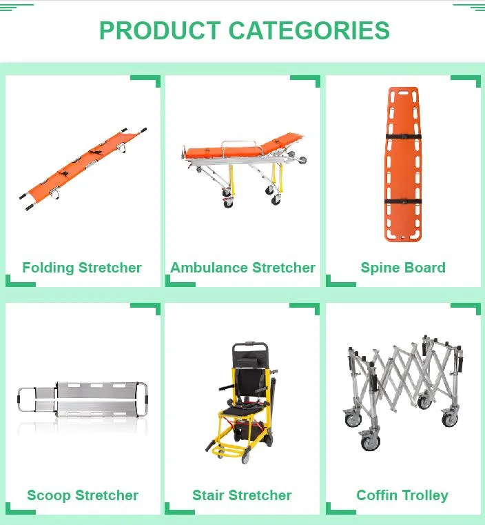 Hospital Clinic Bed Manufacturer Two Cranks Manual Medical Beds Price CE/ISO13485