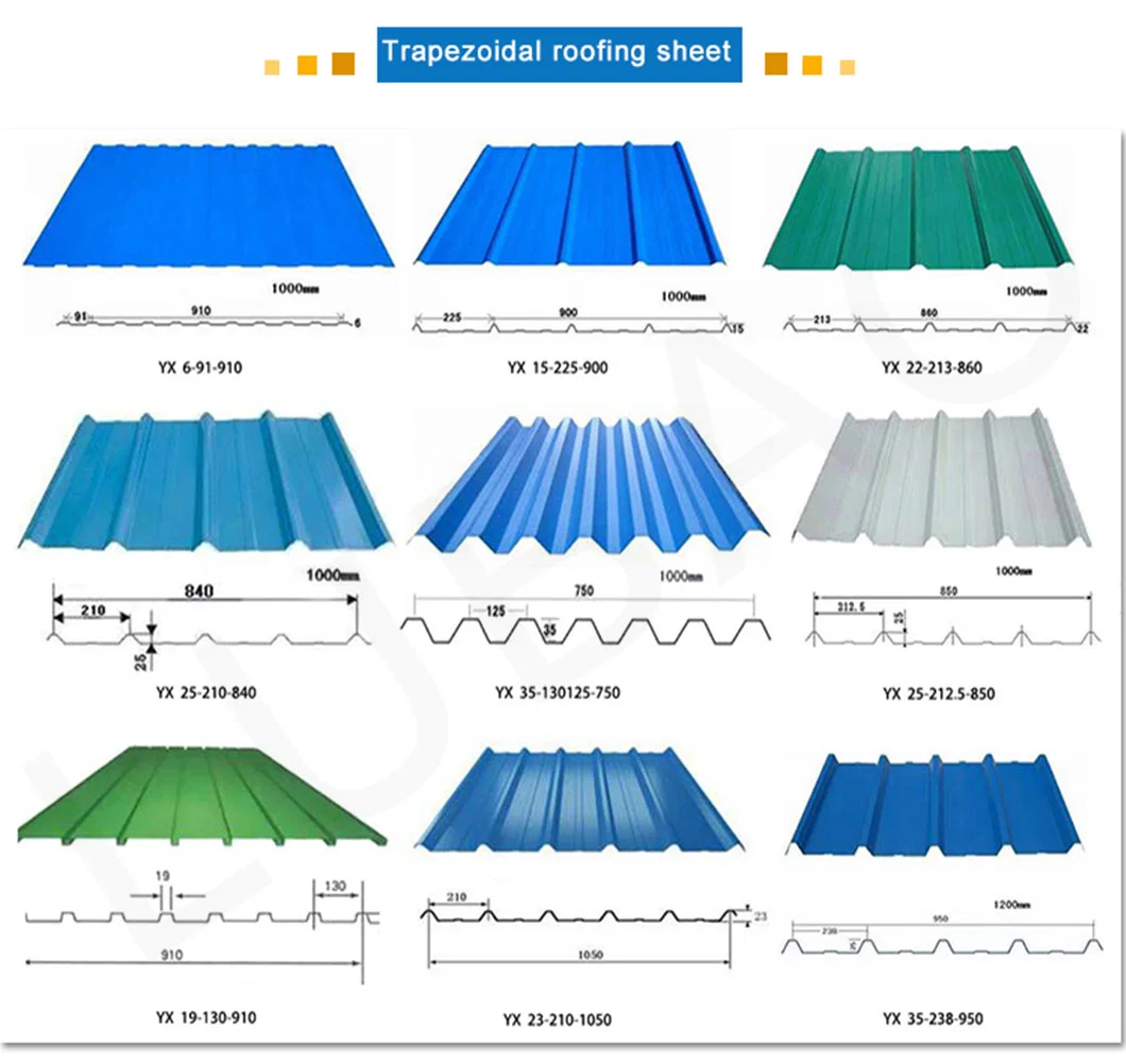 Factory Price Color Coated 22 Gauge Corrugated Gi Galvanized Steel Roofing Sheet with Top Quality Fast Delivery