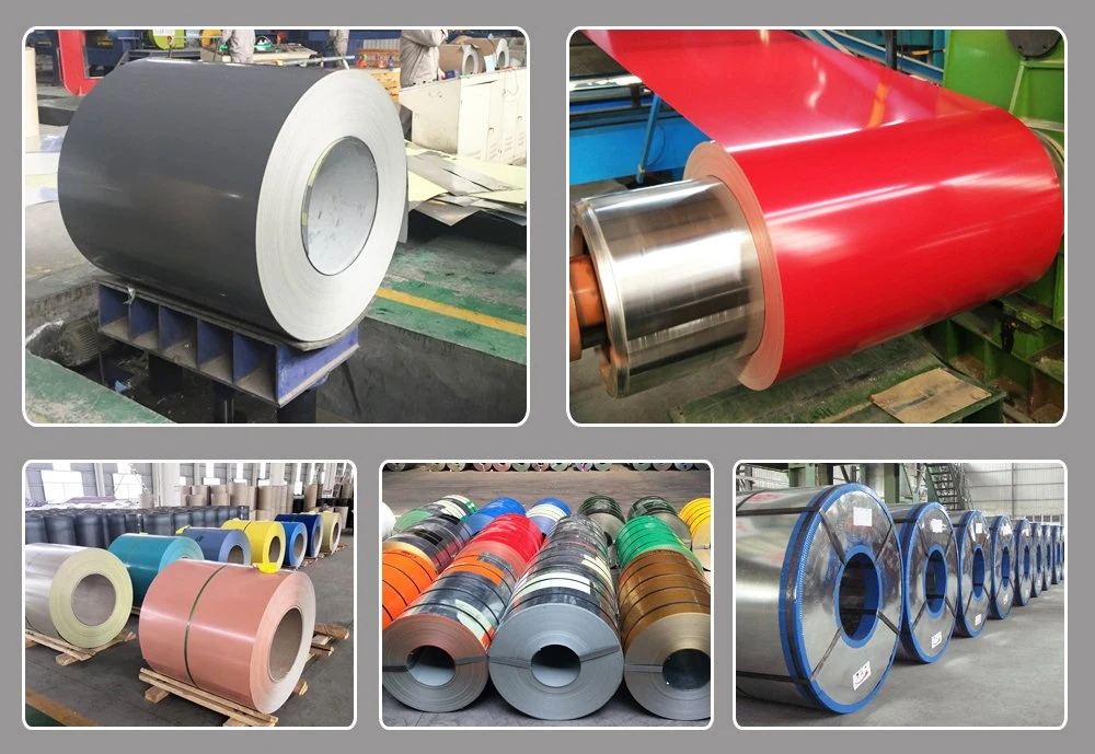 Manufacturer PPGI Cold Steel Coil Price 0.22mm 0.37mm 1250mm Prepainted Color Steel Coils PPGI Coil