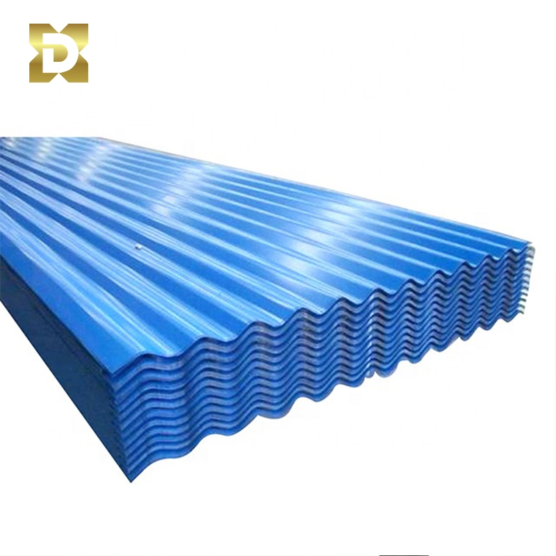 Building Material Dx51d Dx52D Dx53D Zinc Metal Color Coating PPGI Galvanized Corrugated Roofing Steel Sheet