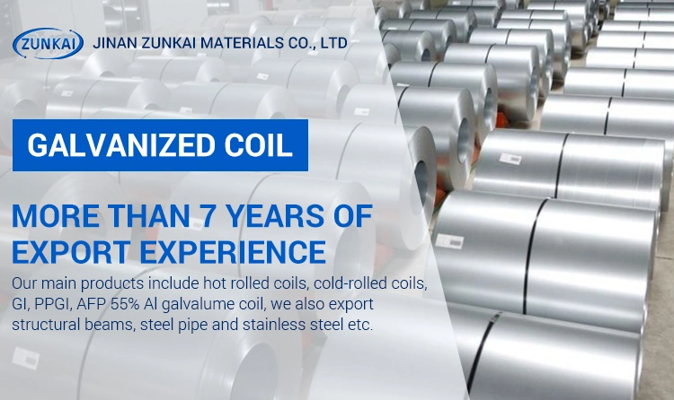 Building Material Z30 Z40 Z50 Galvanized Steel Coil Gi Steel