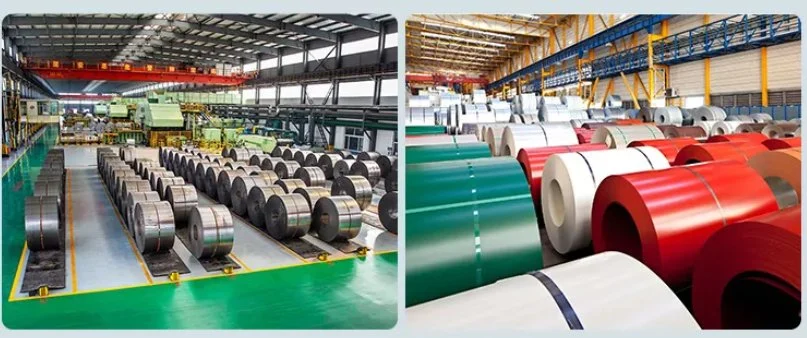 Supplier SGCC Dx51d Dx52D Dx53D Z180 Z275 Hot Dipped Ral Colour Roll Prepainted Galvanized Color Coated PPGI PPGL Aluminum Roofing Steel Coil