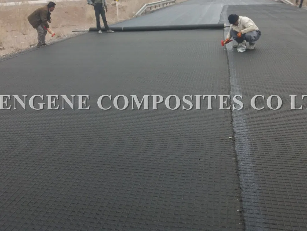 Bitumen Coated Polyester (PET) Yan Reinforced Nonwoven Geotextile Geogrid