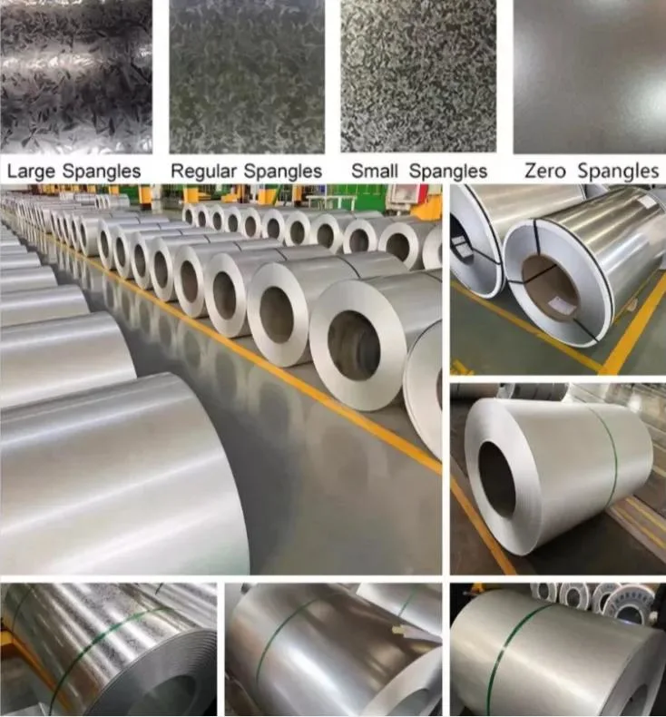 Factory Supply Dx51d/SGCC/SPCC Cold Rolled Hot Dipped Galvanized/Galvalume Steel Coil/Strip/Sheet Zn30-275G/M2 Galvanised Steel Regular Spangle Sg550 Gi Coil