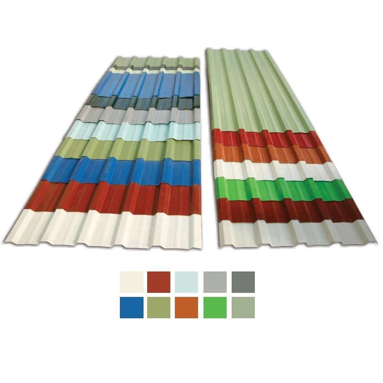 Prime Quality PPGI Roofing Steel Sheets Color Coated Galvanized Corrugated Corrugated Zinc 275GSM for Buildings Roofing Steel Sheets