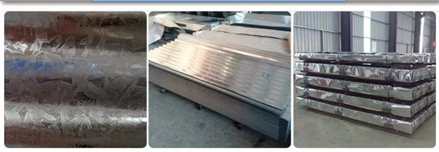 Factory Discount Gi Gl Zinc Coated Metal Steel Sheet Z275 Thickness 0.35mm Galvanized Steel Roofing Sheet