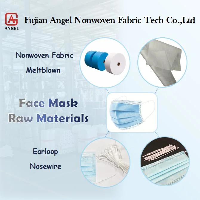 Original Materials Filter Polypropylene Spunbond Nonwoven Fabric Mask Cloth