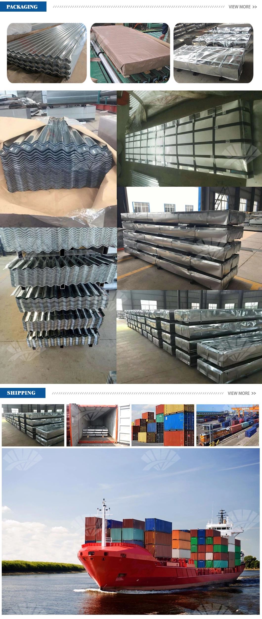 Factory Customized Ral9003 Z80 Nippon Lacquer Color Coated 22 Gauge PPGI Prepainted Corrugated Steel Roofing Sheets