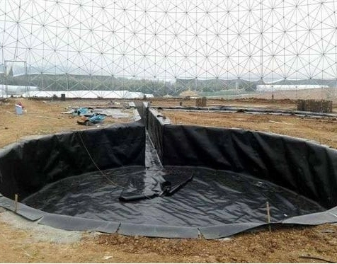 ASTM Standard HDPE Geomembrane with Two Side Geotextile