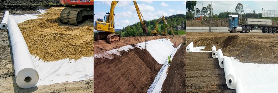 300g Fabric Geotextile for Soil Stabilization