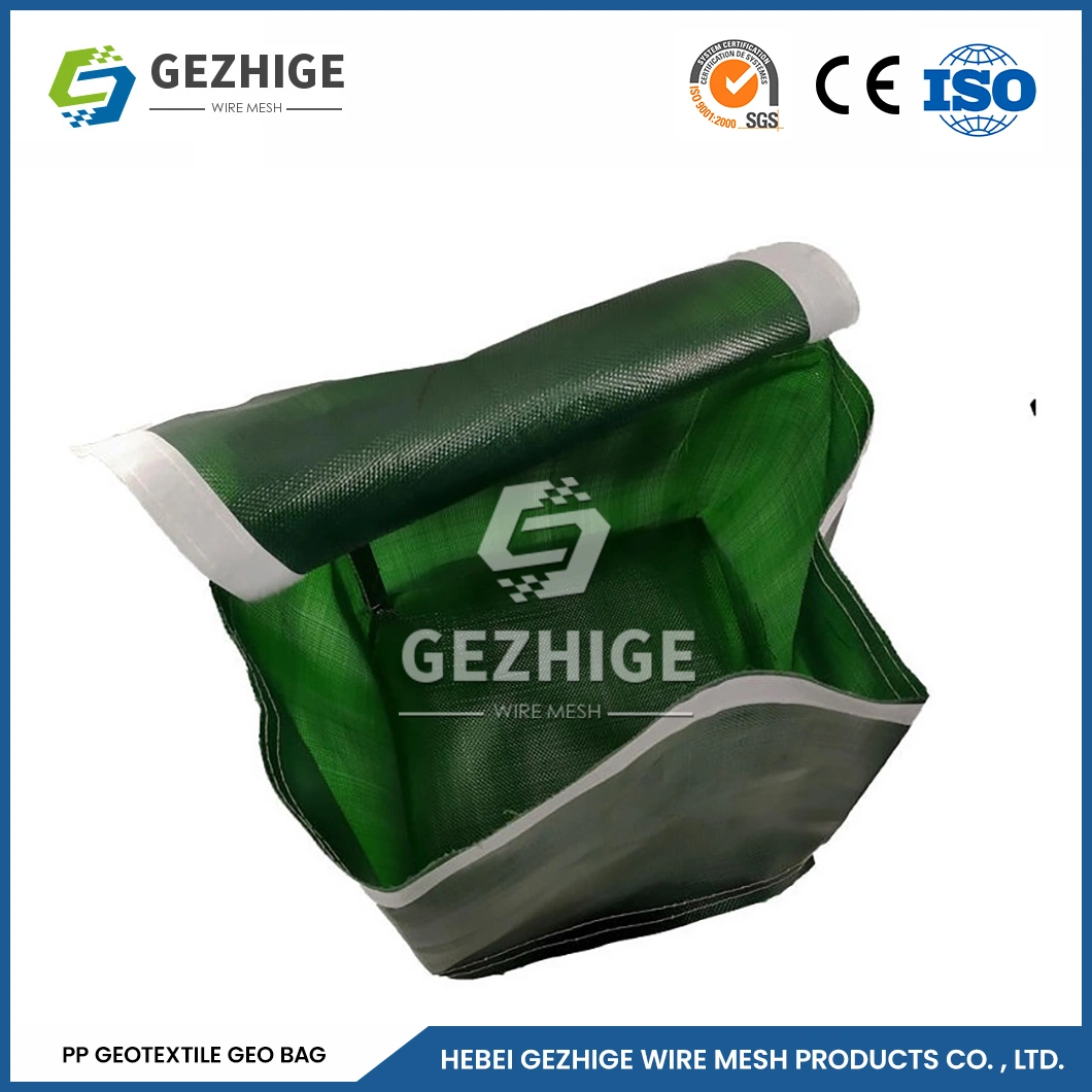 Gezhige PVC Coated Hexagonal Gabion Mesh Suppliers China Non-Toxic Sand Bag Non Woven Geo Bagfor 2.0*1.0*0.5m Electric and Hot-Dipped Galvanized Types Gabions