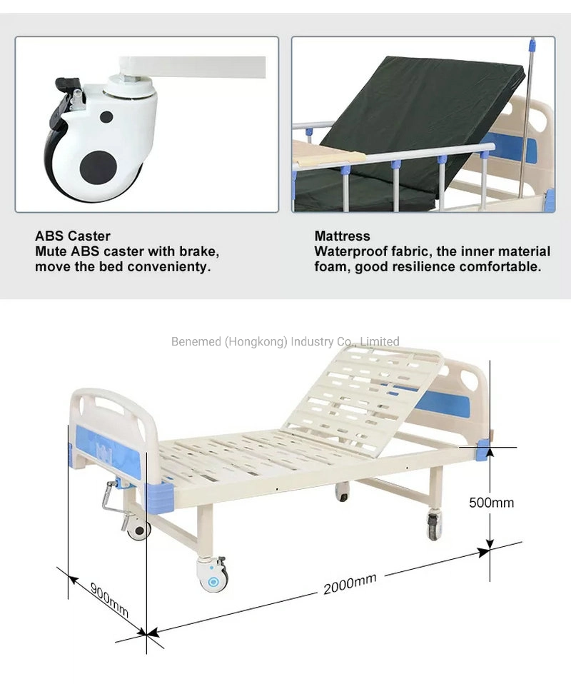 Hospital 1 Crank Bed Hospital Bed Prices Hospital Medical Patient Bed Manufacturer