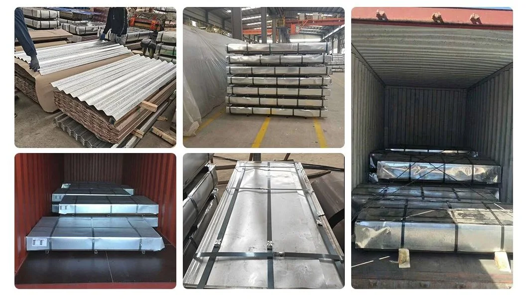 1mm/6mm Z150 Galvanised Gi Metal Pirce Galvanized Steel Corrugated Roofing Sheet