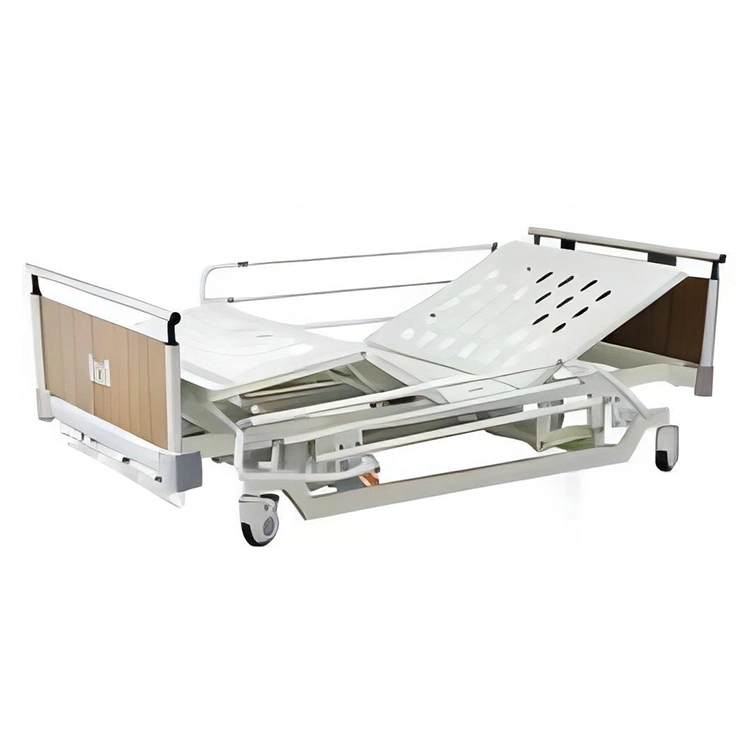 Btn0422 China Medical Furniture Manufacturer Cheap Price Clinic Patient Three-Function 3 Crank Manual Hospital Bed for Sale