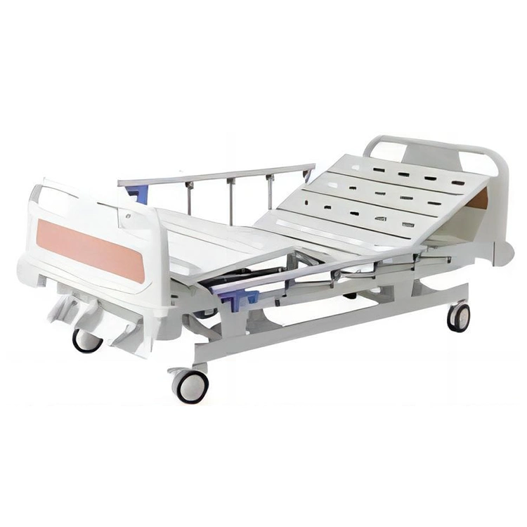 Btn0422 China Medical Furniture Manufacturer Cheap Price Clinic Patient Three-Function 3 Crank Manual Hospital Bed for Sale