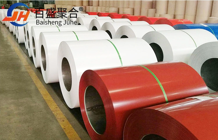 Manufacturer Quality Prepai Prepainted PPGL Prime Color Coated Steel Coil Strip Aluminum Roof Gi Steel Coil / PPGI/