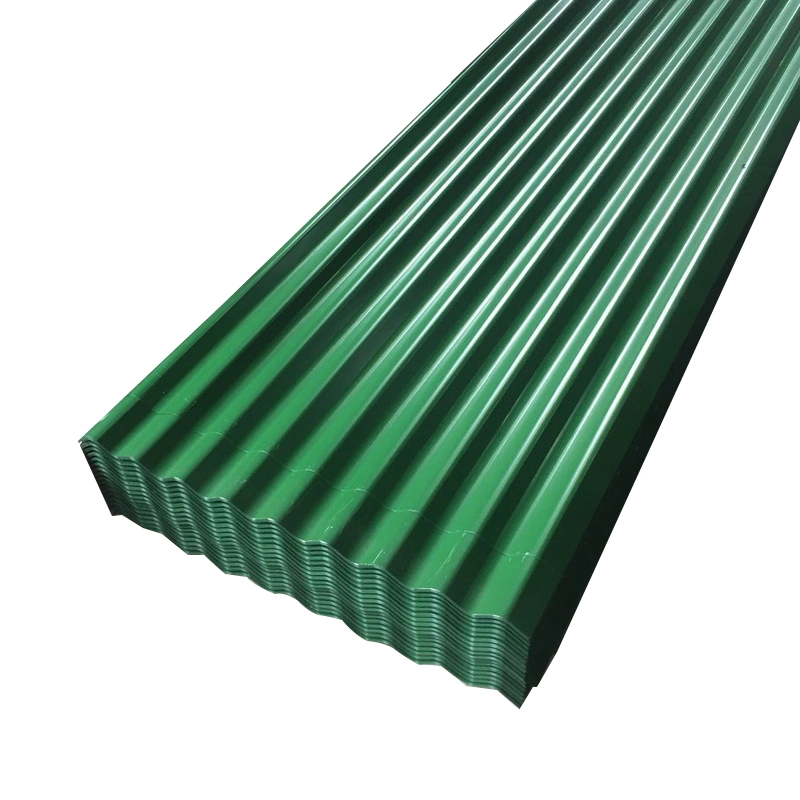 PPGI Steel Roofing Sheet/Prepainted Blue Color Step Roof Panel/0.22mm 0.24mm Color Coating Glazed Tile/Ral 5017 PPGL Steel Roofing Sheeting Price