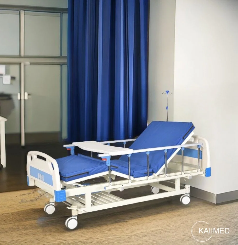 [CH-M02B] Manual Two Cranks Two Functions Adjustable Medical Hospital Bed on Casters for Patients as Hospital Furuniture