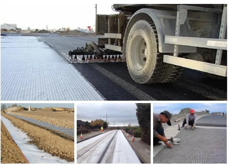 Asphalt Coated Fiberglass Geocomposite Fabric