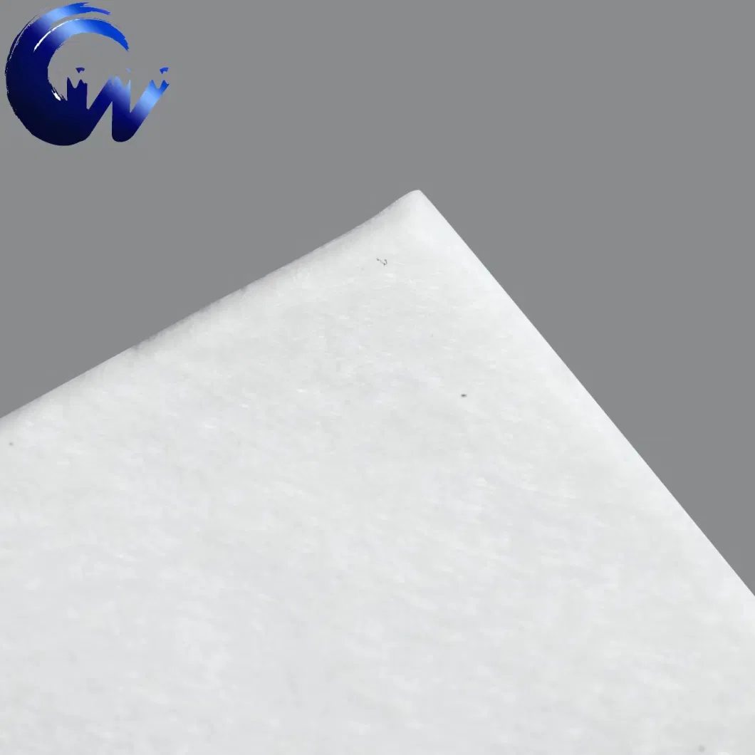 Nonwoven Geotextile PP/Pet Staple Fiber Fabric for Philippines Road