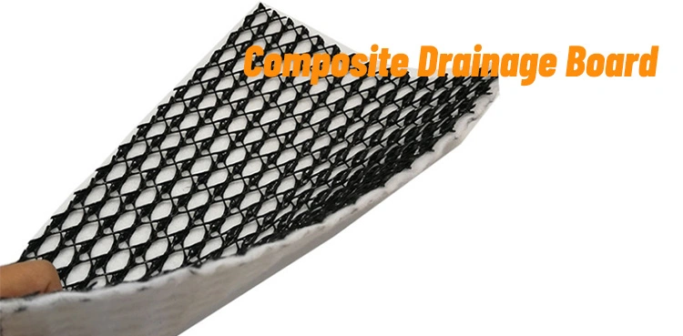 Composite Drainage Board Thickness 7mm for Golf Course Drainage Underground Garage