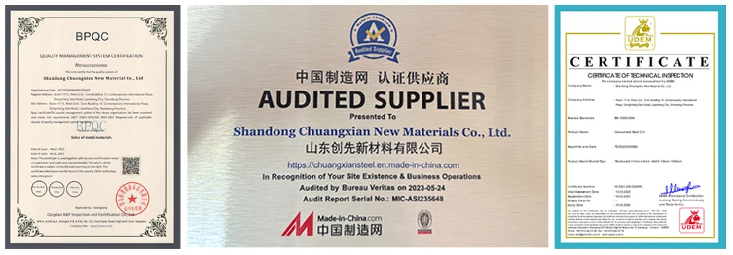 0.12mm-1.2mm China Zinc Aluminum Coated Gi Gl PPGI PPGL Color Coated Steel Coils