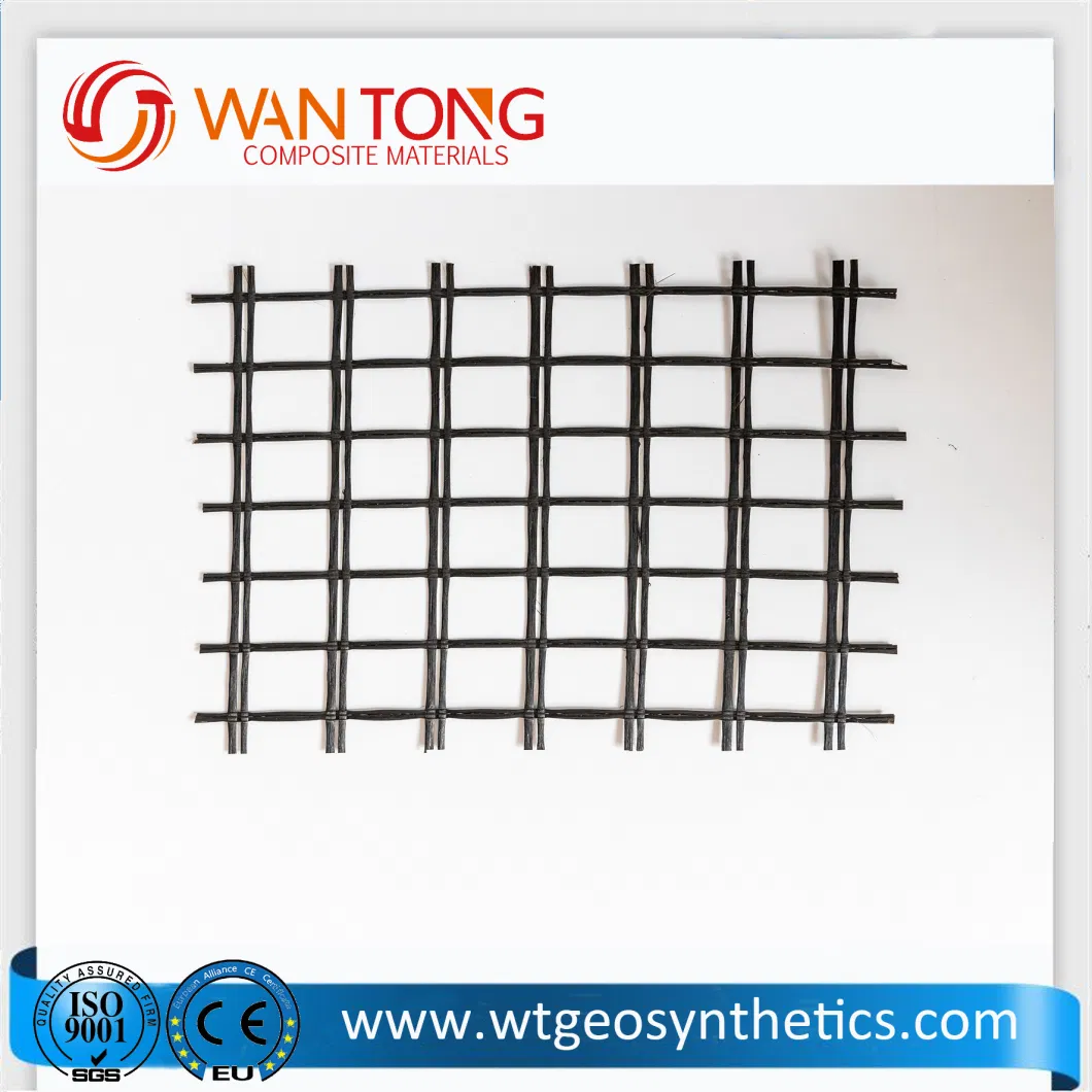 80kn/Factory Supply/Pavement Reinforcement Glass Georid for Soil Erosion Provente