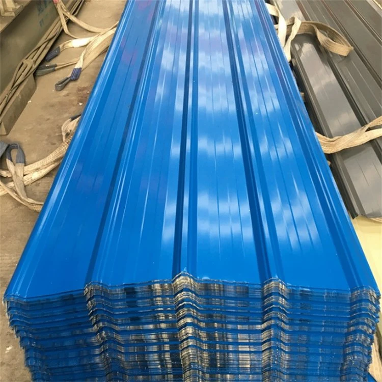 Ral Color Prepainted Galvalumed PPGL Corrugated Steel Roofing Sheets for Ghana Sri Lanka Roof