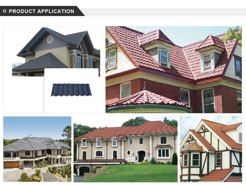 Jhl Factory Price Metal Roof Tiles Galvalume Stone Coated Roofing Sheet