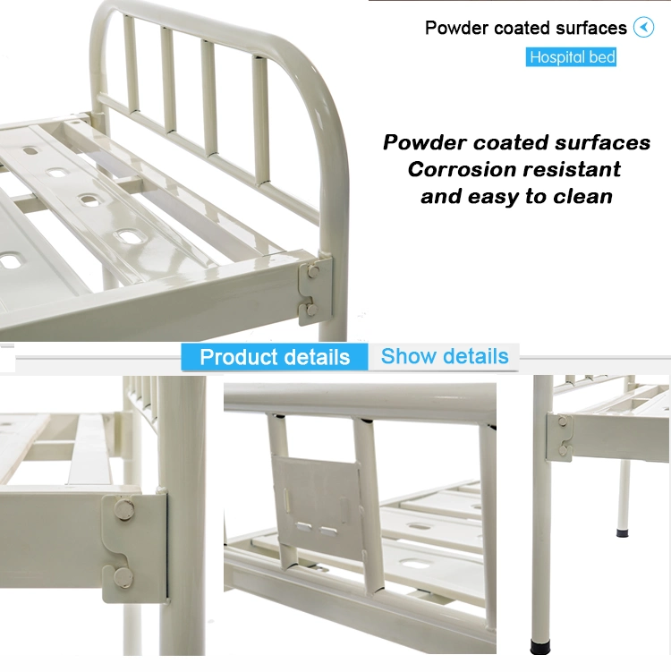 Chinese Manufacturers Cheap Basic Folding Manual Hospital Medical Bed