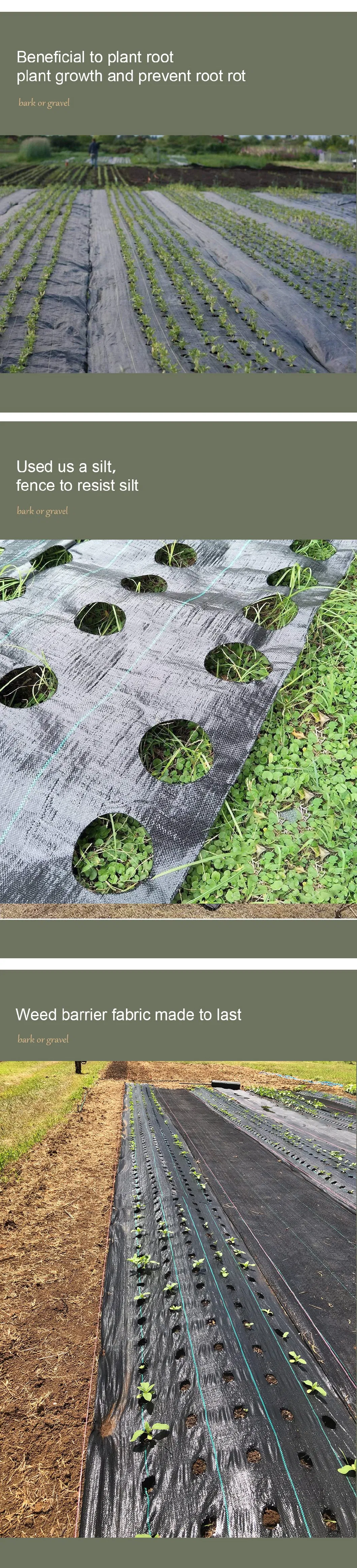 Weed Control Fabric with UV /Landscape Geotextile/Black Anti UV Non Woven Cloth Ground Cover Control