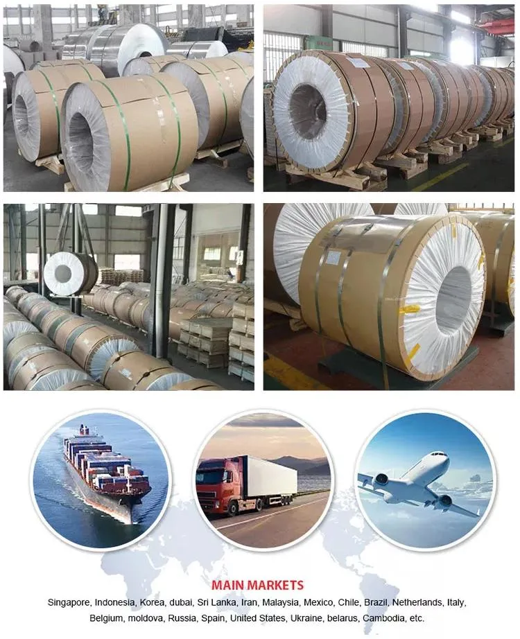 Thickness 0.06mm~ 1mm Painted Color Coated Aluminum Coil China Manufacture Wholesale Aluminium Rolled Price A3004 3003 H24