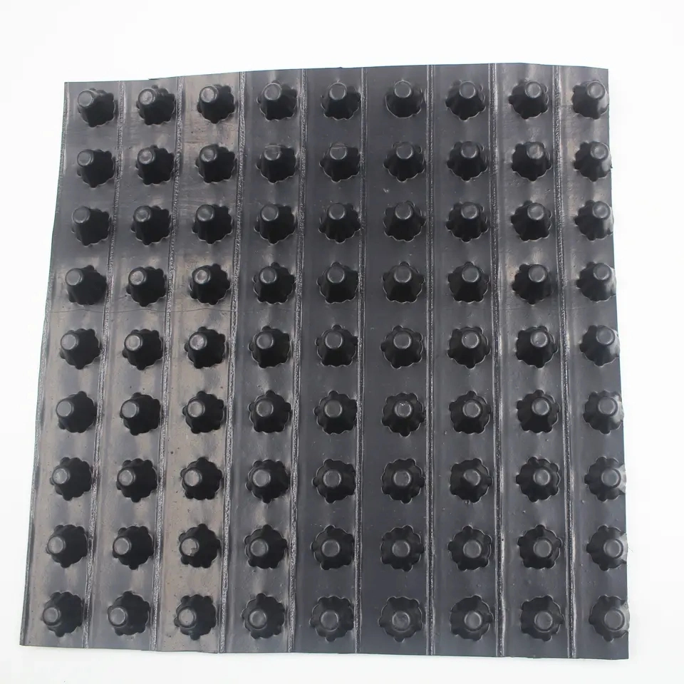 Factory Price Dimple HDPE Plastic Drainage Board for Basement Waterproofing
