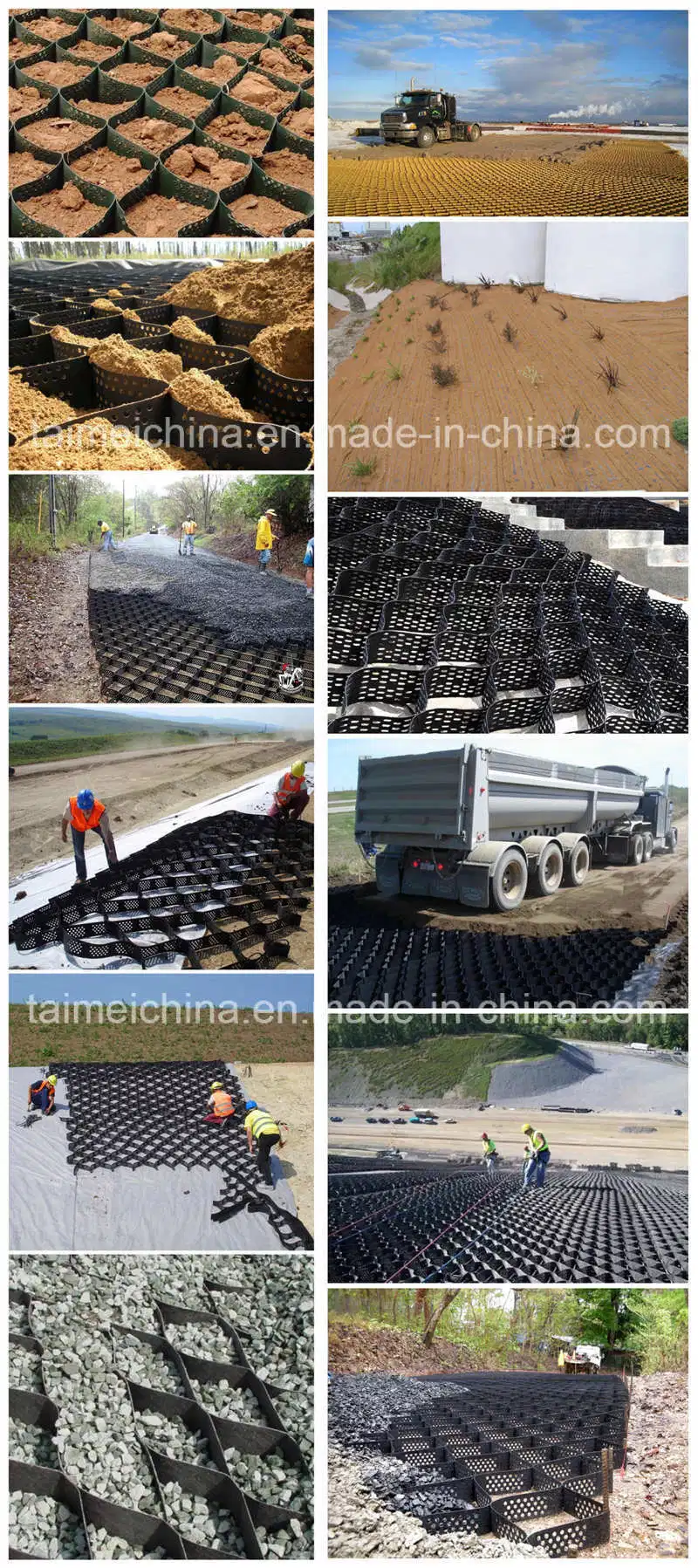 Factory Price - 100% Virgin HDPE Geocell for Road Construction