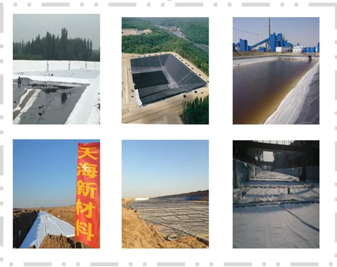 0.2 mm-3.0 mm Black Composite Compound Geomembrane for Dam Liner