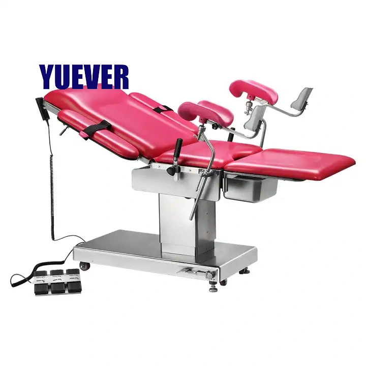 Hospital Furtuniture Electric Gynecological Examination Table Obstetric Medical Gynecology Table